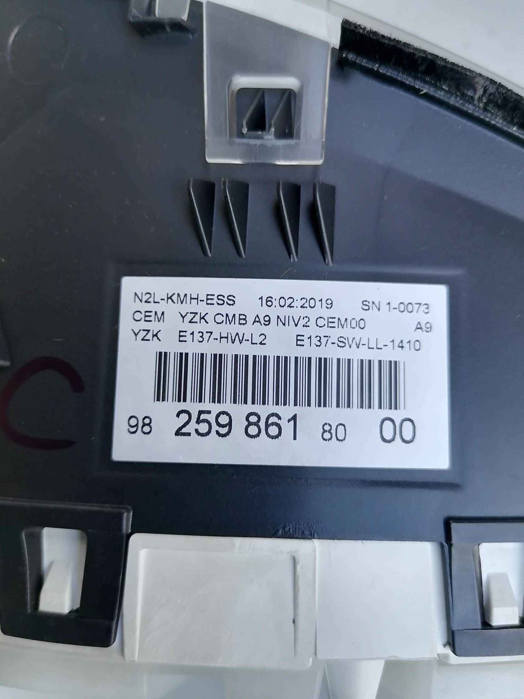 Quadro strumenti compl.